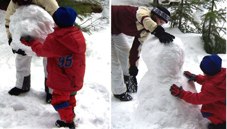 middle snowball