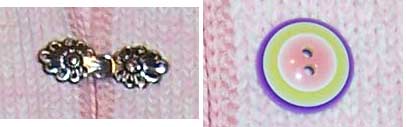 clasp and button clasp and button